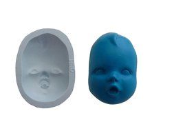 O.K Molds silicone cake decorating fondant gompaste supply baby face M5007 N2