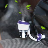 Ecosin Car Humidifier Air Purifier Freshener Travel Car Portable With USB Interface (Beige) N5