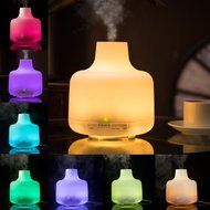 Bluelasers 500ml LED Essential Oil Diffuser Ultrasonic Cool Mist Humidifier,with 7 colors LED lights changing... N2