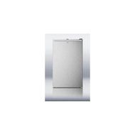 Summit FF521BLBISSHH: 20&quot; wide built-in undercounter all-refrigerator, auto defrost with a lock, stainless steel...