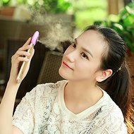 Bzybel Mist Humidifier Portable Ultrasonic Diffuser Handheld Mist Spray Air Purifier, Flexible Dispenser with... N6