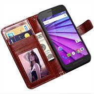 Noviame(TM)New Luxury Wallet Flip PU Leather Case For Motorola Moto G3 With Photo Frame &amp; Card Holder Cover For... N4