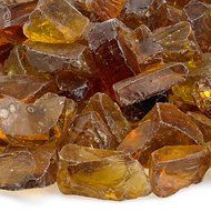 American Fireglass 9 to 12mm Fire Pit and Outdoor Fireplace Glass, Small, 10-Pound, Dark Blue N11