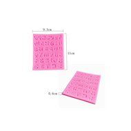 Cutoy English Letter and Number Design Silicone Cake Fondant Chocolete Jello Soap Candy Gum Paste Molds Clay Moulds...