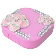 KAKA(TM) Fashion Box Kit 3D Handmade Rhinestone Bling Crystal Design Skull Pattern Decorated Black Mini Contact... N27