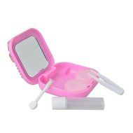 KAKA(TM) Fashion Box Kit 3D Handmade Rhinestone Bling Crystal Design Skull Pattern Decorated Black Mini Contact... N28