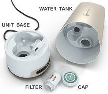 GENIANI Premium Cool Mist Humidifier 2L, Aroma Oil Mix, Ultrasonic Super Quiet Operation WITH FILTER N6