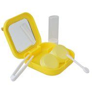 KAKA(TM) Fashion Box Kit 3D Handmade Rhinestone Bling Crystal Design Skull Pattern Decorated Black Mini Contact... N32