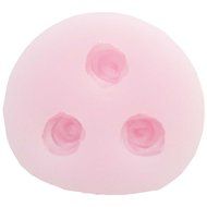 Tiny 3 holes ROSES SILICONE MOULD icing mold for sugarcraft cake decorating chocolate soap candle fondant fimo...