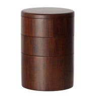 Totally Bamboo Small Salt Box, Bamboo Container With Magnetic Lid For Secure Storage N12