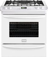 Frigidaire Gallery Series FGGS3065PW 30" Slide-In Gas Range in White