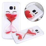 Galaxy S7 Edge Case,Phezen Glow in the Dark Luminous Sand Flowing Transparent Bling Glitter Liqiud TPU Case Cover... N7