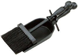 Standard Fireplace Cast Iron Hearth Tidy. Pan &amp; Brush
