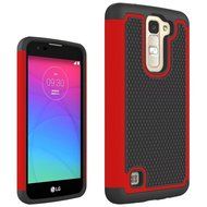 LG K10 Case, ARSUE [Drop Protection] [Shock Absorption] Hybrid Dual Layer Armor Defender Protective Case Cover... N23
