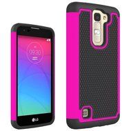 LG K10 Case, ARSUE [Drop Protection] [Shock Absorption] Hybrid Dual Layer Armor Defender Protective Case Cover... N24