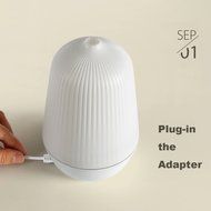 NAMEO 100ML Capacity Cool Mist Ultrasonic Humidifier, Aromatherapy Essential Oil Diffuser with Anti-dry Protection N8