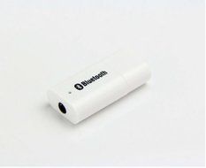 Alpharan Bluetooth Music Receiver USB Interface 3.5mm Audio Cable Wireless Music Color White