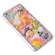 Spritech(TM) 3D Handmade Crystal Phone Case for iphone 6/6S Plus,Helloween Style Monster Pumpkin Design Smartphone... N3