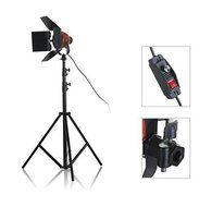 ASHANKS Dimmable Bi-color LED100W LED Studio Fresnel spot Light 3200-5500K for Studio Camera Photo video Equipment N6