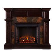 Avery 45 in. Convertible to Wall &amp; Corner Indoor Electric Fireplace in Classic Espresso, Can Fit TV up 43.5 in. N8