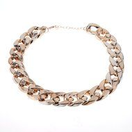 Fashion Jewelry Crystal Chunky Statement Chain Women Pendant Necklace Bib Choker