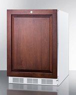 Summit FF7LBIIFADA: ADA compliant commercial built-in auto defrost all-refrigerator with lock, white cabinet and...