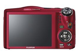 Fujifilm F800EXR (RED) 16MP Digital Camera with 20x Optical Image Stabilized Zoom and 3.0-Inch TFT LCD,