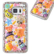 Spritech(TM) 3D Handmade Crystal Phone Case for Samsung Galaxy S7 Active,Helloween Style Monster Pumpkin Design... N2