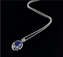 Hot Movie The Vampire Diaries Katherine Anti-sunlight Lapis Lazuli Necklace New N2