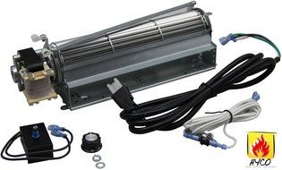 Hyco hy Standard Sized BLOT Replacement Fireplace Blower Fan KIT for Monessen, Hearth Systems, Martin, Majestic...