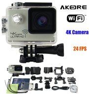 Action Camera ,AKEDRE&reg; 4k 24FPS Ultra HD Wifi 2.0 Inch 170&deg;wide Angle Lens Waterproof Car DVR Sports Dv Outdoor... N2