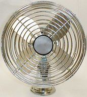 Power Products DF12V 12V DC All Metal Two Speed Chrome Dash Fan with 6&quot; Blade