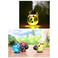 IPUIS 260ML Beetle Mini USB Humidifier Purifier with LED Light 360 Degree Rotation for Office Home School Travel... N12