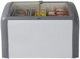 Avanti CFC83Q0WG 41" Commercial Convertible Freezer/Refrigerator with 9.3 cu. ft. Capacity, Glass Top Display,... N2