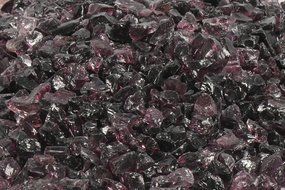 American Fireglass 9 to 12mm Fire Pit and Outdoor Fireplace Glass, Small, 10-Pound, Dark Blue N16