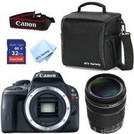 Canon Rebel SL1 Camera Body with Canon 18-135mm IS STM Zoom Lens + Als Variety Deluxe Gadget Bag + 32GB Bandwidth...