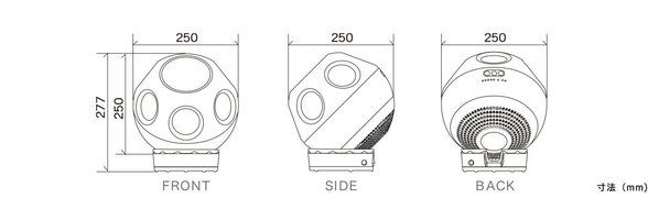 Panasonic [Electric fan] Sokaze-ki (Crystal Red) (Sokaze-ki Q) F-BL25Z-R N2
