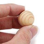 25pcs Camphorwood Balls Pest Repellent For Wardrobe Cloth Drawer N6