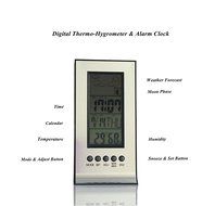 Humidity Meter,Eridge Indoor Digital Thermo-Hygrometer Weather Thermometers Temperature Humidity Monitor Large... N3