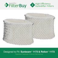 2 - 1173 Sunbeam &amp; Relion Humidifier Wick Filters. Designed &amp; Engineered by FilterBuy in the USA.
