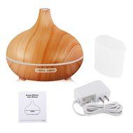 300ml Ultrasonic Humidifier Cool Mist Aroma Essential Oil Diffuser for Office Home Bedroom Living Room Study Yoga... N6