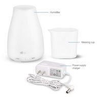 Kissemoji 100ml Room Ultrasonic LED Aroma Air Humidifier Diffuser Purifier Atomizer Mist N7