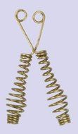 Masewa Metal Net Co. Ltd CF1010 Brass Fireplace Spark Screen Pulls One Pair