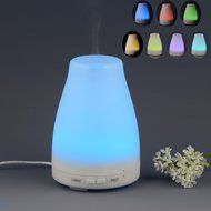REDGO 100ml Aromatherapy Essential Oil Cool Mist Aroma Humidifier Diffuser Portable Ultrasonic with Color LED... N4