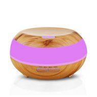 YouVogue 300ml Essential Oil Diffuser Wood Grain Mist Humidifier Aroma Diffuser with 7 Changing Colored Led Lights... N5