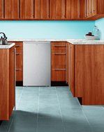 Summit FF511LBISSHH 20&quot; 4.1 cu. ft. Capacity Built-in Capable Undercounter Compact Refrigerator with Horizontal...