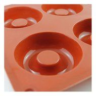 New 8-Cavity Xmas Donut Baking Cookie Mold Chocolate Cake Muffin Candy Pan Bakeware N3