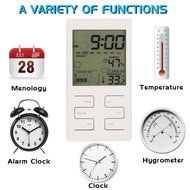 Indoor Humidity Temperature Monitor,E-Venis Hygrometer Digital Thermometer with LCD Display[Data Updated in Real... N7