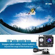 Yuntab Action Sports Camera Mini 30-Meter Waterproof Ultra HD 4K Sport DV H9 Helmet Camera Cam DV Action Camcorder... N13