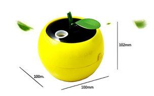 RipaFire&reg; Apple Shape Anion Humidifier Mini USB Mist Air Humidifier Purifier for Bedrooms Living Rooms Car Home... N7